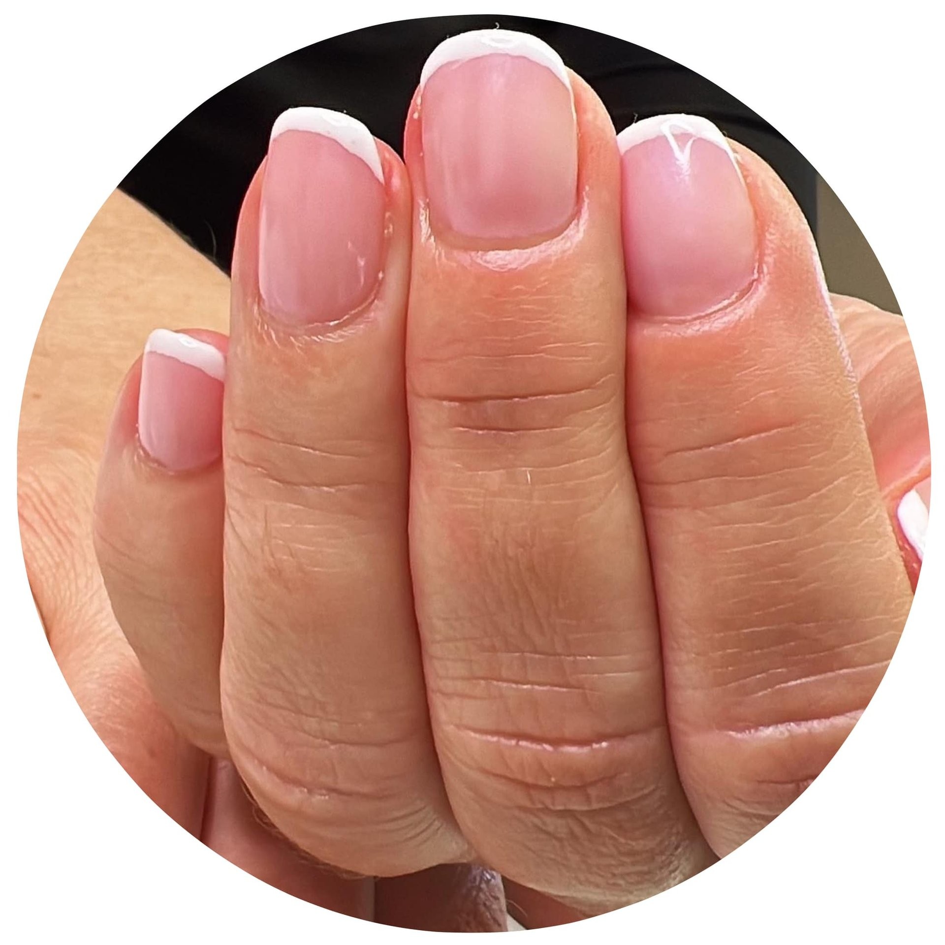 Fransk manicure med shellac